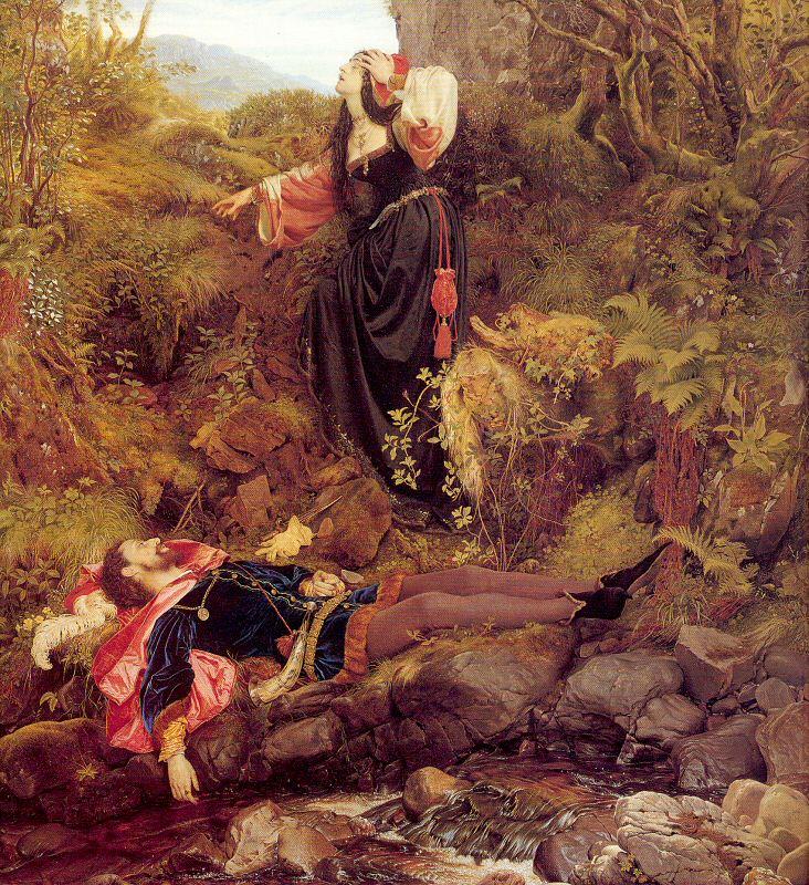 Paton, Sir Joseph Noel The Bluidie Tryst oil painting image